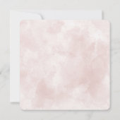 ロープリースとアジサイのブケッツ 招待状 (裏面)