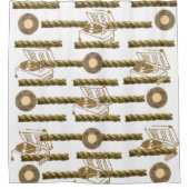 ロープレコードシャワーカーテン シャワーカーテン (正面)