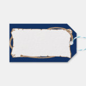 ロープ付きウエスタンラベルパーティー名ギフトラベル ギフトタグ (正面(横))