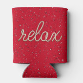 ロープ付き水滴リラックス文字クーラーボックス 缶クーラー (裏面)