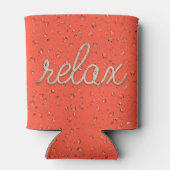 ロープ付き水滴リラックス文字クーラーボックス 缶クーラー (裏面)