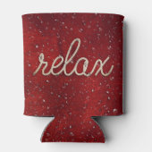 ロープ付き水滴リラックス文字クーラーボックス 缶クーラー (裏面)