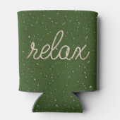 ロープ付き水滴リラックス文字クーラーボックス 缶クーラー (裏面)