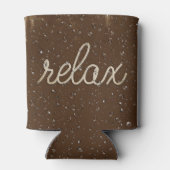 ロープ付き水滴リラックス文字 缶クーラー (裏面)