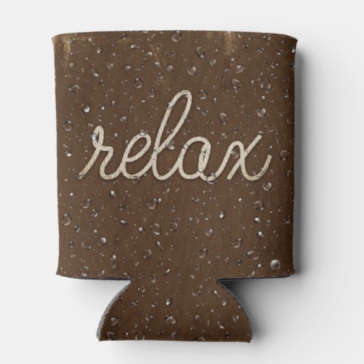 ロープ付き水滴リラックス文字 缶クーラー (裏面)