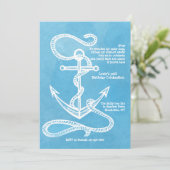 ロープ及びいかり招待状 招待状 (スタンド正面)