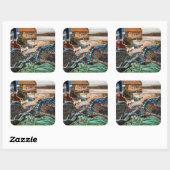 ロープ及びロブスターポット |スコットランド，ピッテニーム スクエアシール (シート)