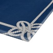 ロープ枠のいかり 航海の カッティングボード (角)