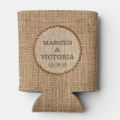 ロープ素朴国の結婚式 缶クーラー (裏面)