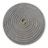 ロープ航海のスパイラルセラミックノブ セラミックノブ (正面)