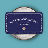 ロープ航海の金ゴールド船車名刺 名刺