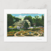 ロープ記念植物園ビュー# 1 ポストカード (正面)