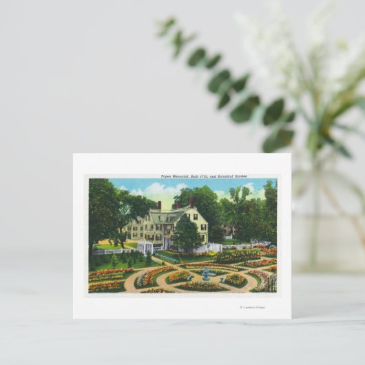 ロープ記念植物園ビュー# 1 ポストカード (スタンド正面)