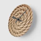 ロープ、ターゲットサークルデザインラウンドマーク ラウンド壁時計 (傾斜)