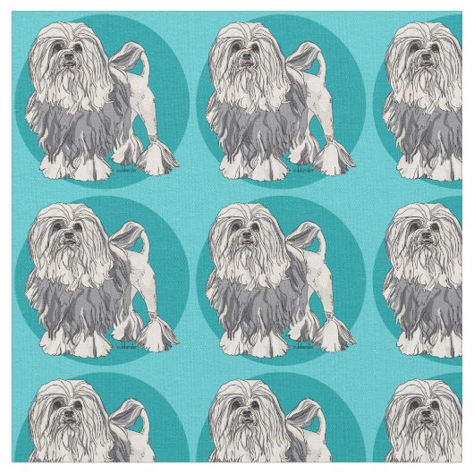 ローヘンターコイズ2 ファブリック (クローズアップ)