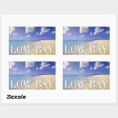 ローベイビーチ、バーブーダ、アンティグア 長方形シール (シート)