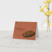 ローボートアンドドラゴンフライ誕生日カード カード (黄色い花)