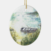 ローボートウォーターウェイモーリーンジラードタイド セラミックオーナメント (右)