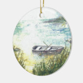 ローボートウォーターウェイモーリーンジラードタイド セラミックオーナメント (左)