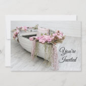 ローボートブライダルシャワー 招待状 (正面)