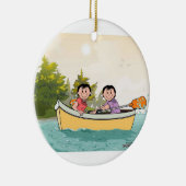 ローボート – メス セラミックオーナメント (右)