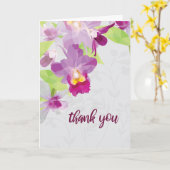 ローポリさくらんぼサンキューカード カード (黄色い花)