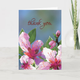 ローポリさくらんぼサンキューカード カード