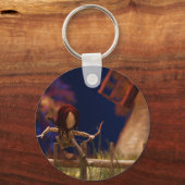 ローポリアーチャー キーホルダー (正面)