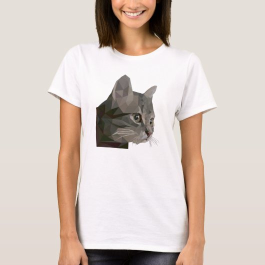 ローポリアートキャット Tシャツ (正面)