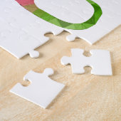 ローポリキャットシルエット ジグソーパズル (側面)