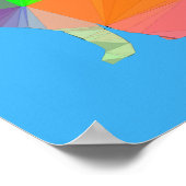 ローポリキャットシルエット ポスター (角)