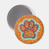 ローポリドッグポーアート マグネット (正面/裏面)