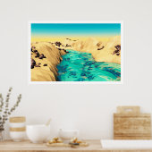 ローポリバレー ポスター (キッチン)