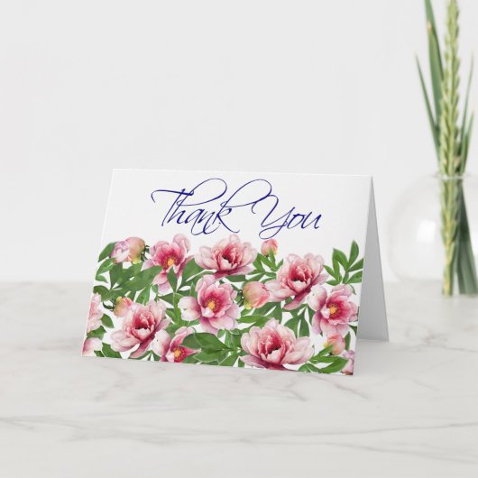 ローポリピーニーサンキューカード カード (正面)