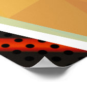 ローポリブルーとイエローマカオ ポスター (角)