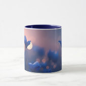 ローポリマウンテンファンタジー景観 マグカップ (中央)