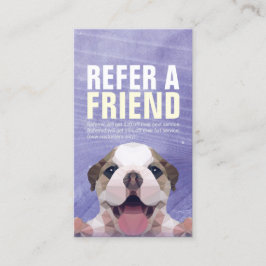 ローポリ犬ペットケア座って入浴&グルーミング 紹介カード