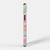 ローポリ背景壁紙 iPhoneケース (右側面)
