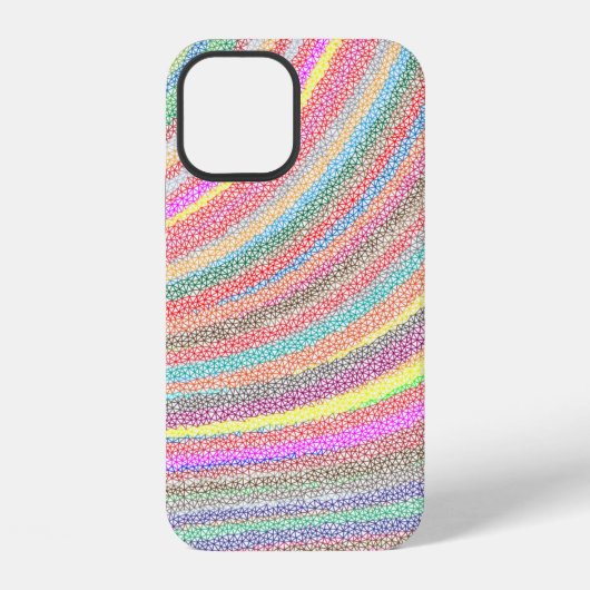 ローポリ背景壁紙 iPhoneケース (裏面)