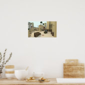 ローポリCSGOマップミラージュ ポスター (キッチン)