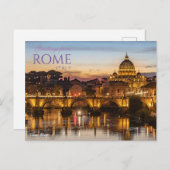 ローマからの挨拶イタリアはがき風光明媚 ポストカード (正面/裏面)