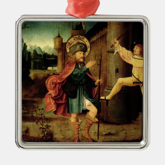 ローマからの聖者Rochの排除 メタルオーナメント (正面)