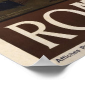 ローマからモンセニス旅行ポスター ポスター (角)