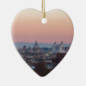 ローマからGianicolo panorama at sunset セラミックオーナメント (右)