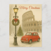 ローマでのクリスマス　-  ホリデー・アート・ギフト シーズンポストカード (正面)