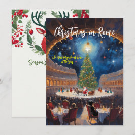 「ローマでクリスマス」グリーティングカード ノートカード