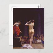 ローマで奴隷を売るジャン・レオン・ジェローム ポストカード (正面/裏面)