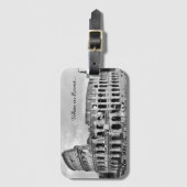 ローマで」B&Wの荷物が付く時ローマColosseum 「 ラゲッジタグ (正面縦)