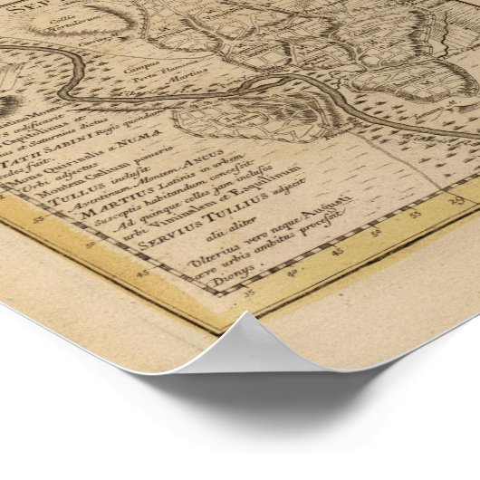 ローマとイタリア ポスター (角)