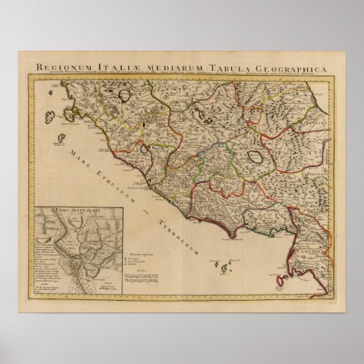 ローマとイタリア ポスター (正面)